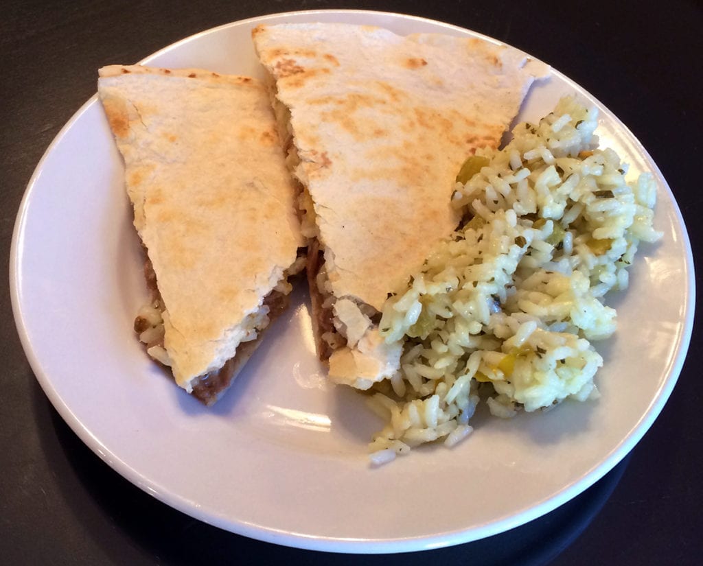 pork butt quesadillas