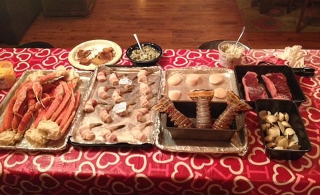 holiday seafood feast