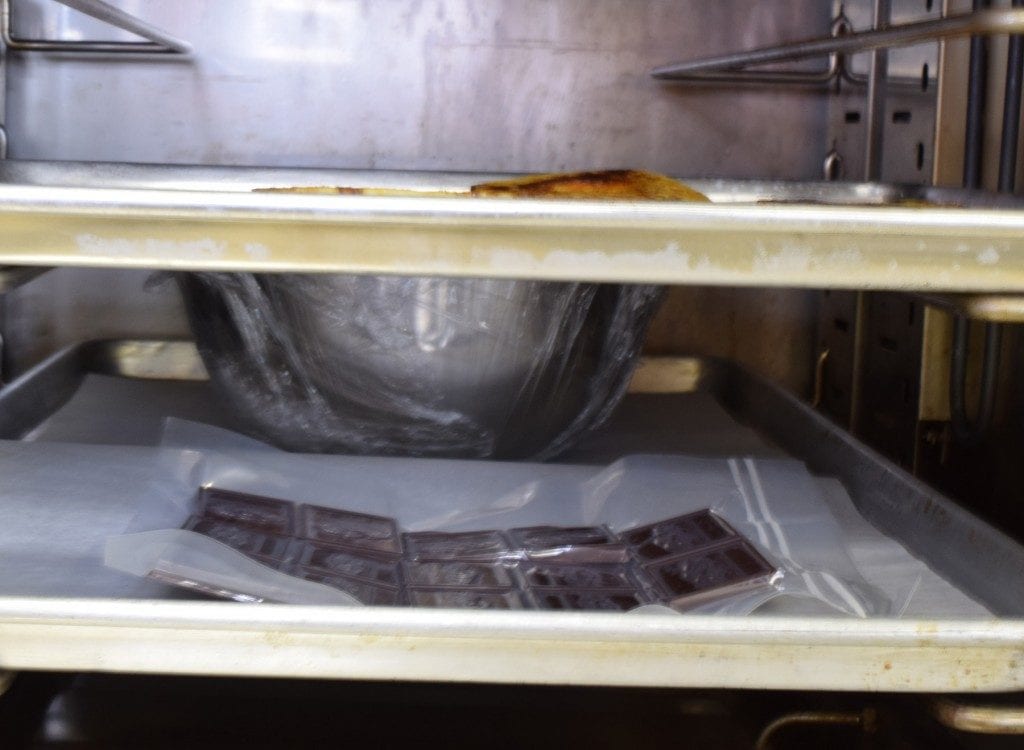 chocolate inside cvap cook and hold oven