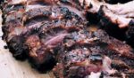 Ribs smoked on a Green Egg and finished in a CVap oven