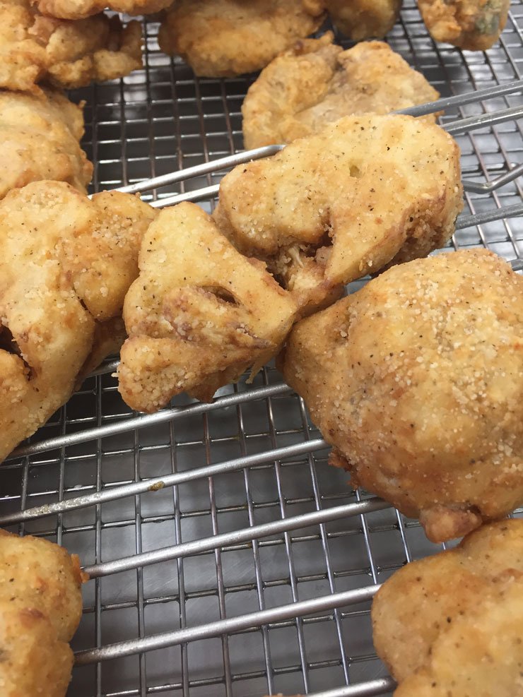 vegan fried cauliflower