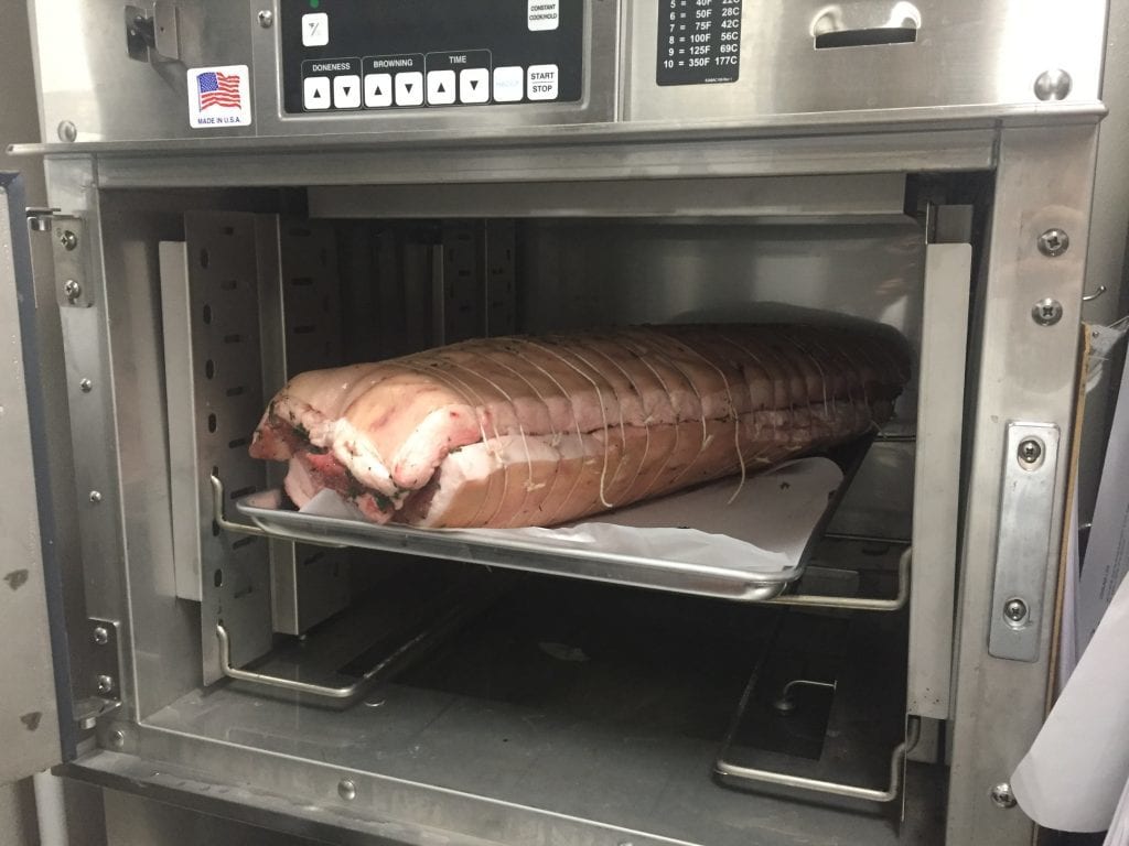 porchetta in the oven