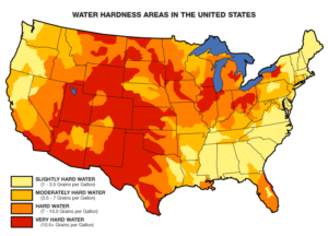 water hardness map