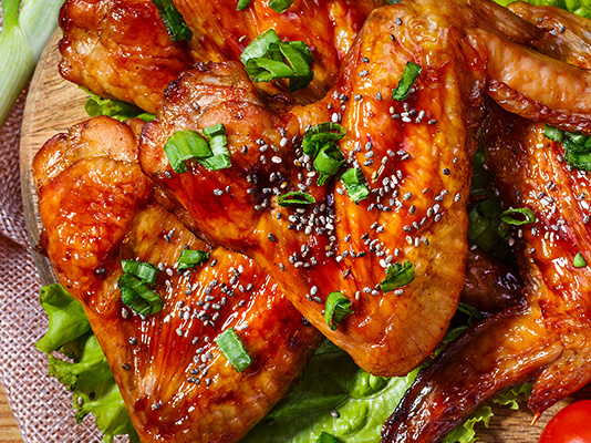 asian-style wings