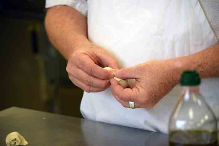 working dough for bacon breadsticks