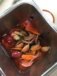 preparing peppers for pickling