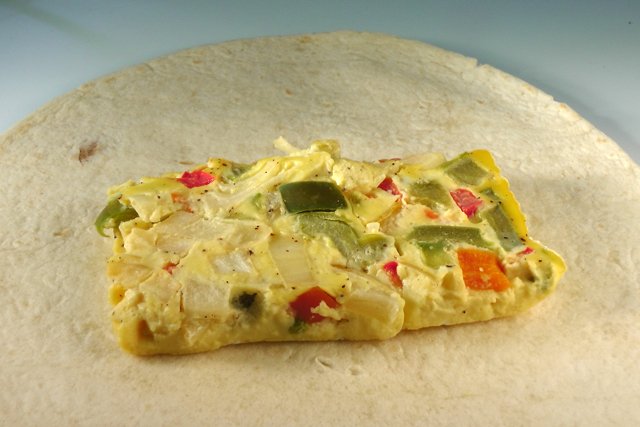 frittata on tortilla