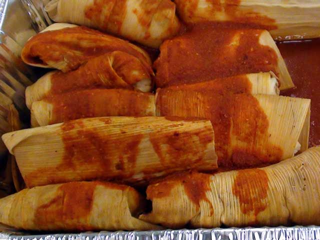 Pan of Tamales