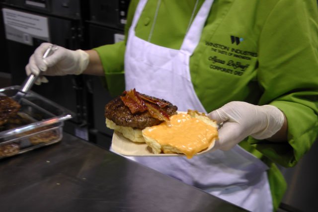 Staged burger bonanza