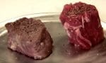 staged filet mignon