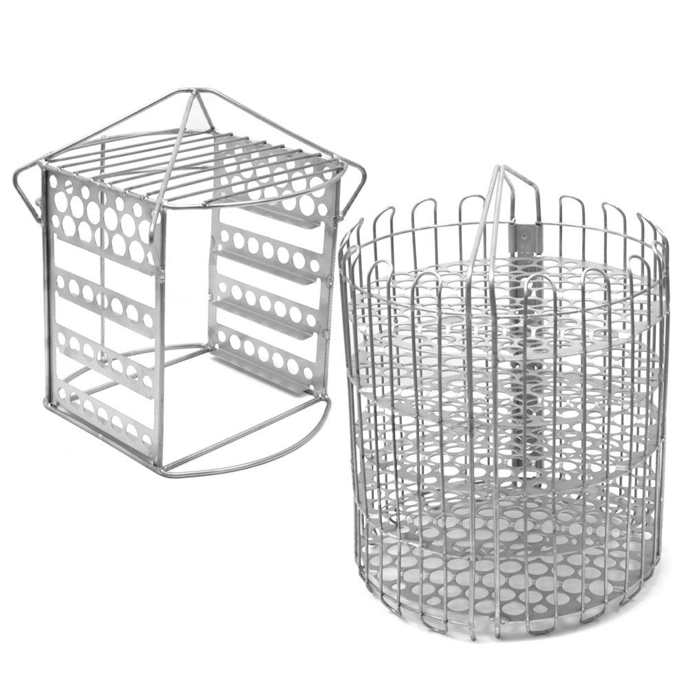 quarter rack and clamshell fryer baskets