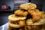 chicken and waffles