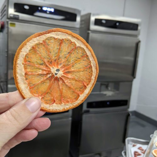 events grapefruit dehydrating in CVap