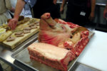 whole animal butchered