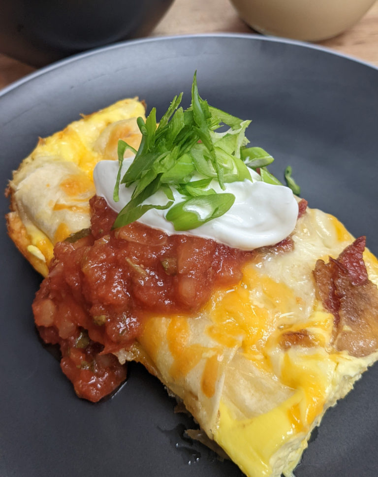 Breakfast enchiladas