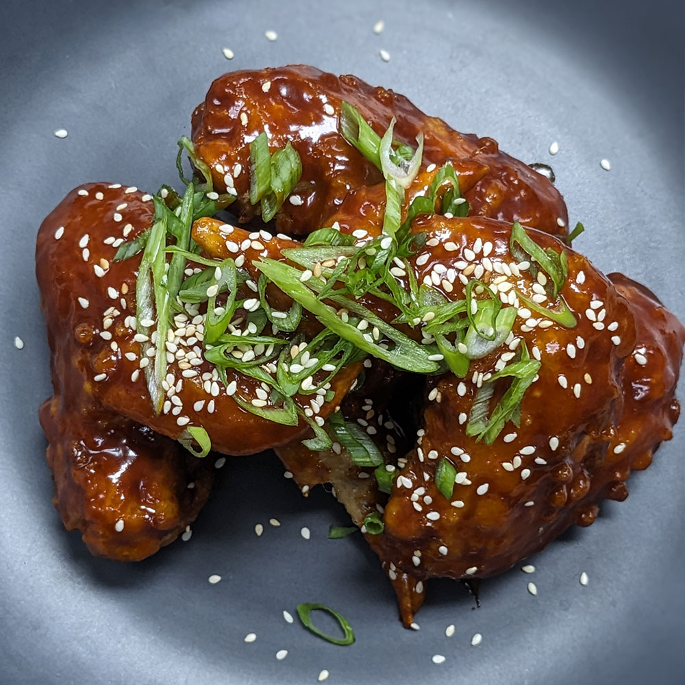 Sous Vide Korean Fried Chicken Wings 