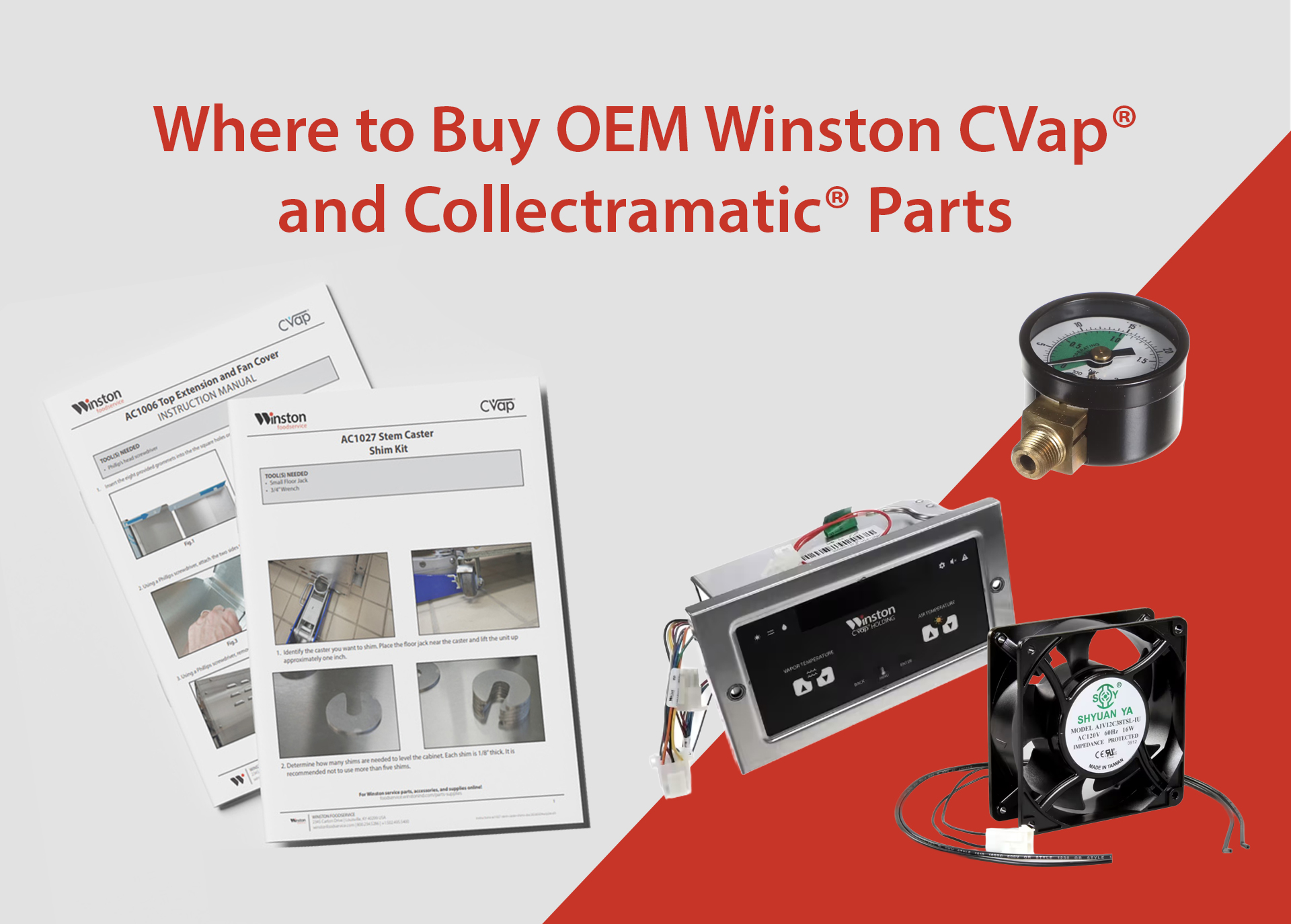 Where to Buy OEM Winston CVap® and Collectramatic® Parts