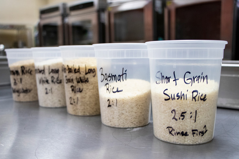 cooking and holding rice in cvap