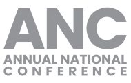 Logo of the Annual National Conference (ANC), featuring the acronym ANC prominently displayed with the full name below, emphasizing a professional event focused on national discussions and networking opportunities.
